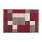 World Rug Gallery Contemporary Modern Geometric Boxes Design Non-Slip Area Rug 2' x 3' Red 506RED2X3 - alternate 3